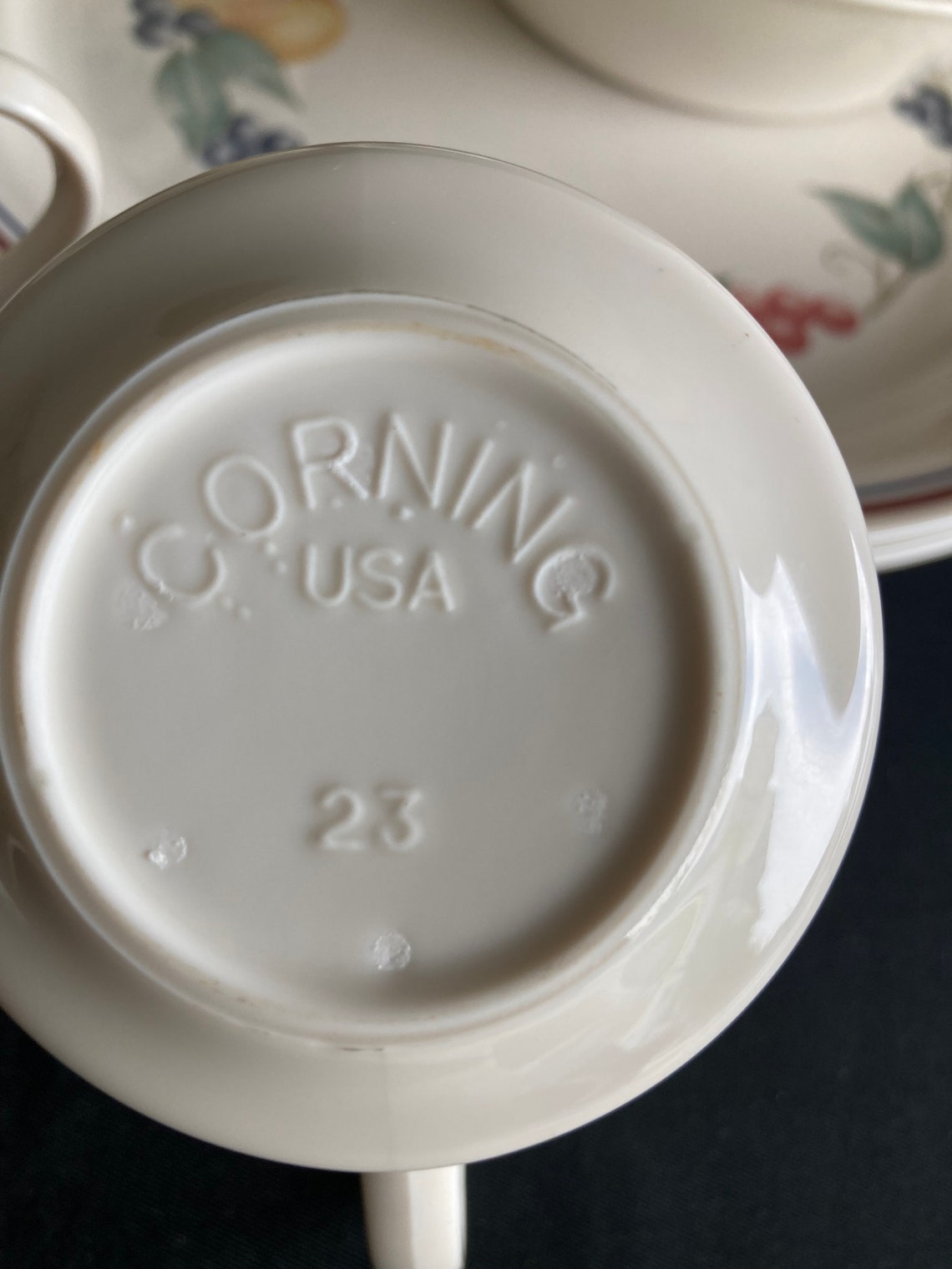 21 Piece Corelle Abundance Dinnerware Set Service for 4 Etsy