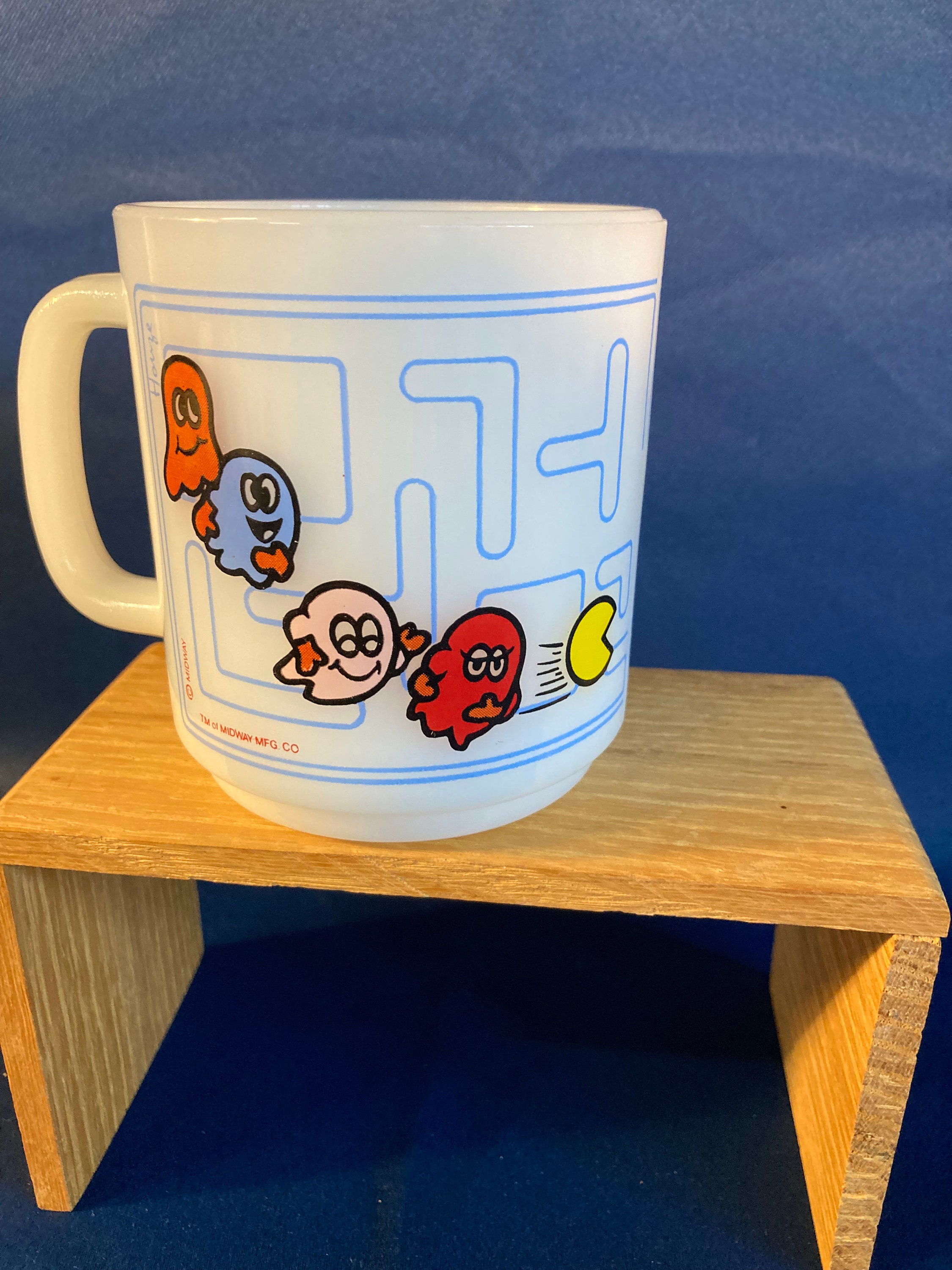 1 Glasbake Pac-man Mug - Etsy