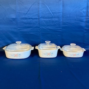 3 Corning Ware Symphony Casseroles