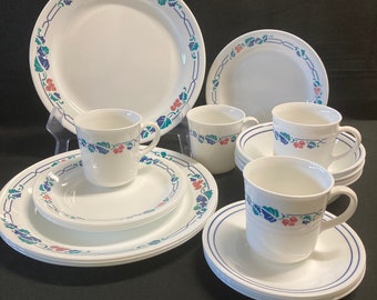 20 Piece Corelle Intrigue Dinnerware Set, Service For 4