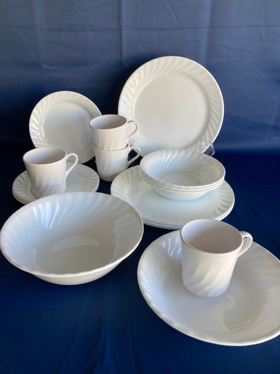 17 Pieces of Corelle Enhancements Dinnerware Etsy