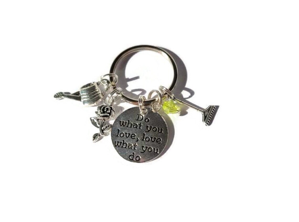 Gardening gift gardening keyring garden keychain gardener Etsy