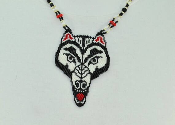 Northwest Native American Wolf Necklace - Native American Wolf Pendant Northwest Native American Wolf Necklace - Native American Wolf Pendant