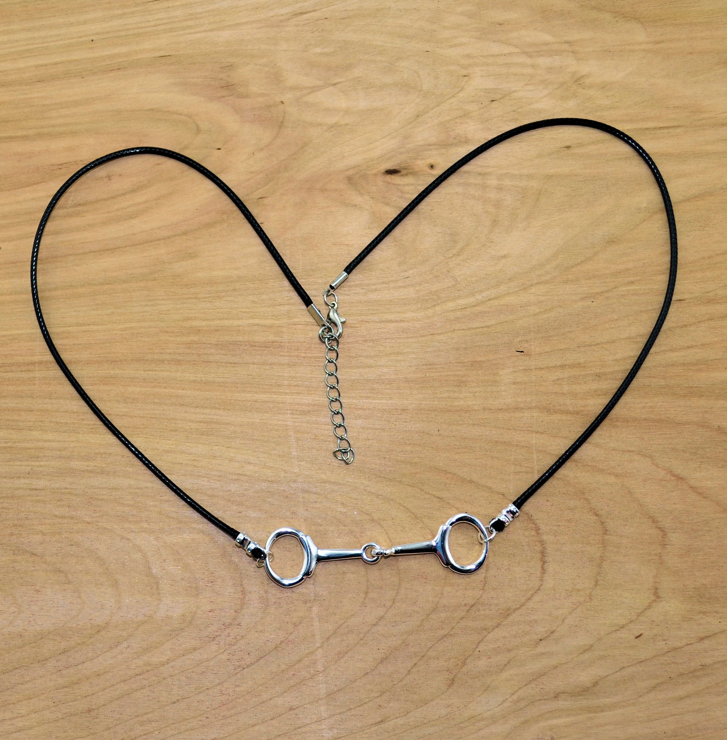 Stainless Steel Horse Bit Necklace Etsy