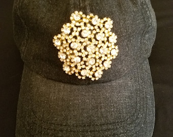 Bling Jean Baseball Cap