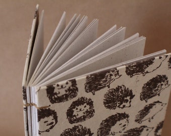 Happy Hedgehog Eco Recycled Paper Journal