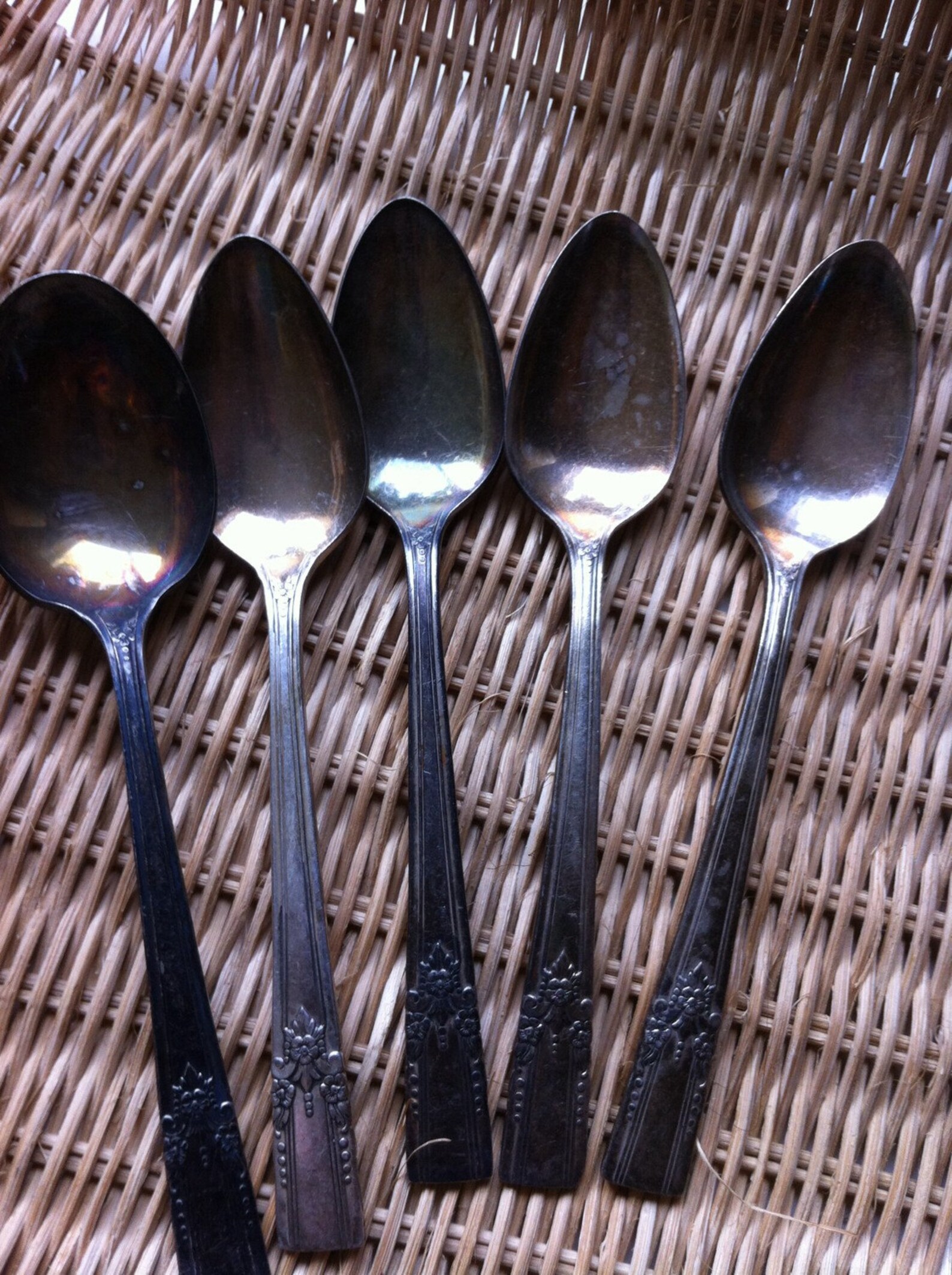 WM A Rogers AA Heavy Oneida Ltd. Spring Charm Silver Plate 24 Etsy