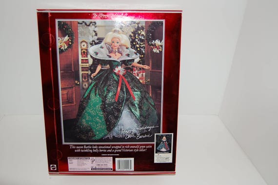 1995 vintage fashion Holiday Barbie Doll MIB NIB … - image 2