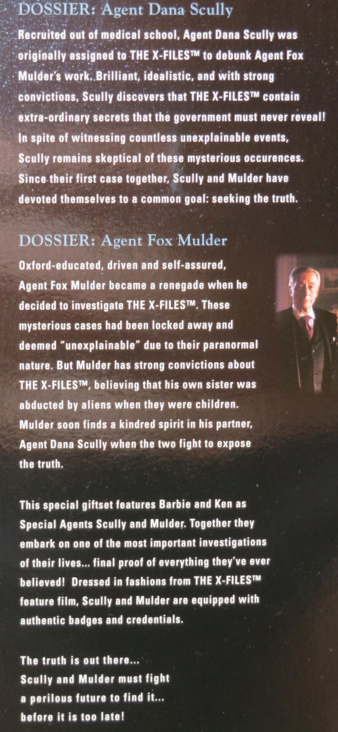 X-Files Gift set 1998 Barbie and Ken Dolls collectors set | Etsy