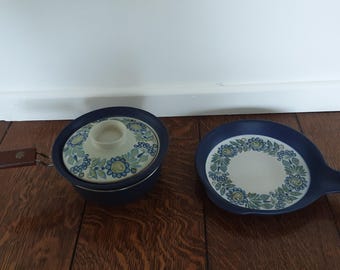 Figgjo Flint Tor Viking Flameware Set: Mid-century Modern Ceramic