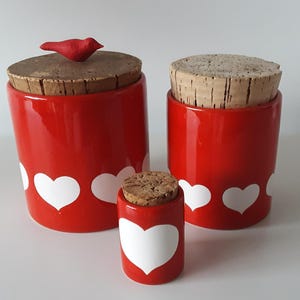 Set of 3 Waechtersbach W-germany collectable pots great design perfect 70&#39;s