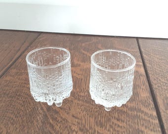 Ultima Thule Iittala - Set of 2 shot glasses - Design by Tapio Wirkkala