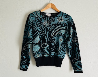 Suéter vintage Christian Dior em malha metálica