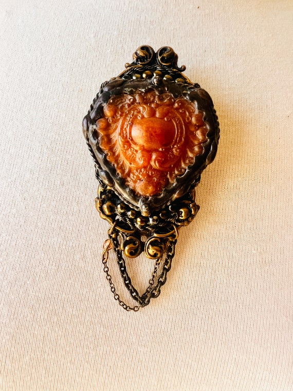 Maya Evangelista Renaissance Style Brooch