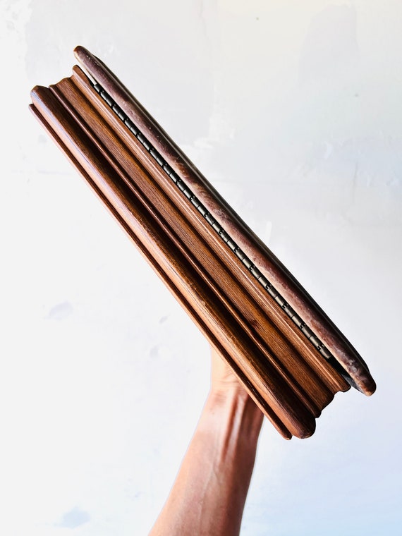 Vintage Dante Incolay & Wood Jewelry Box Gem