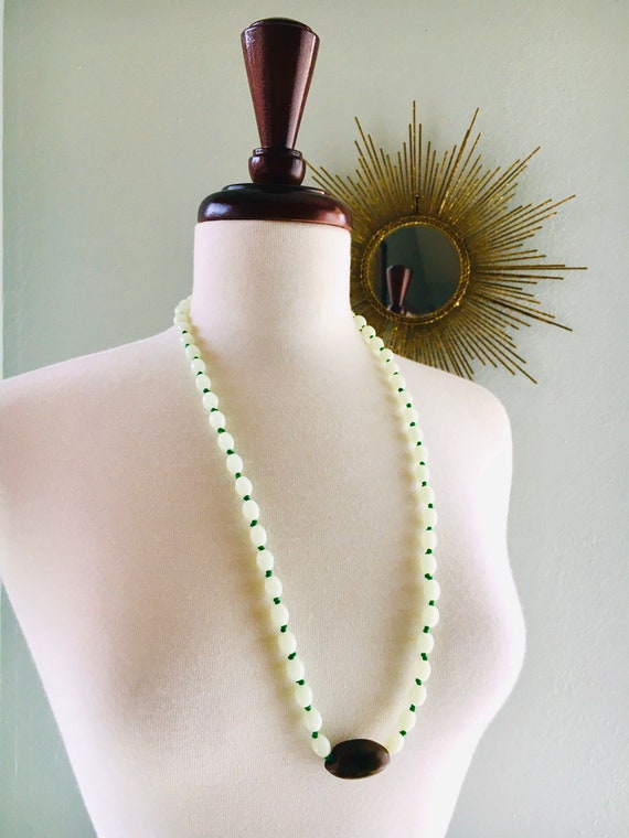 Stunning Miriam Haskell Hand Glass and Seed Bead N