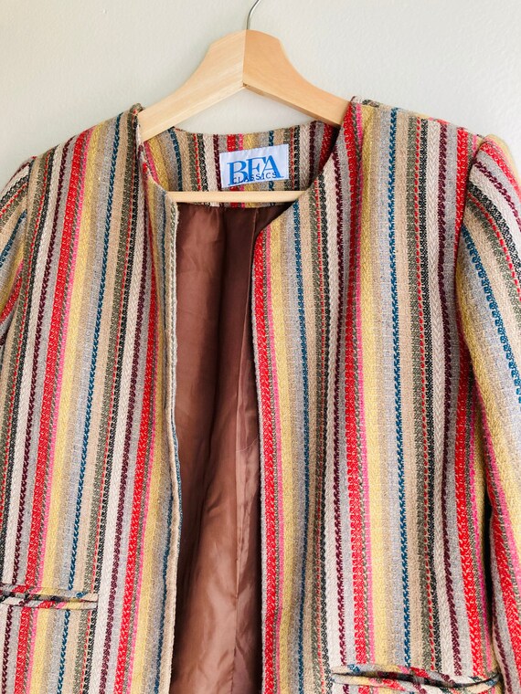 BFA Classics Striped Jacket - Etsy Canada