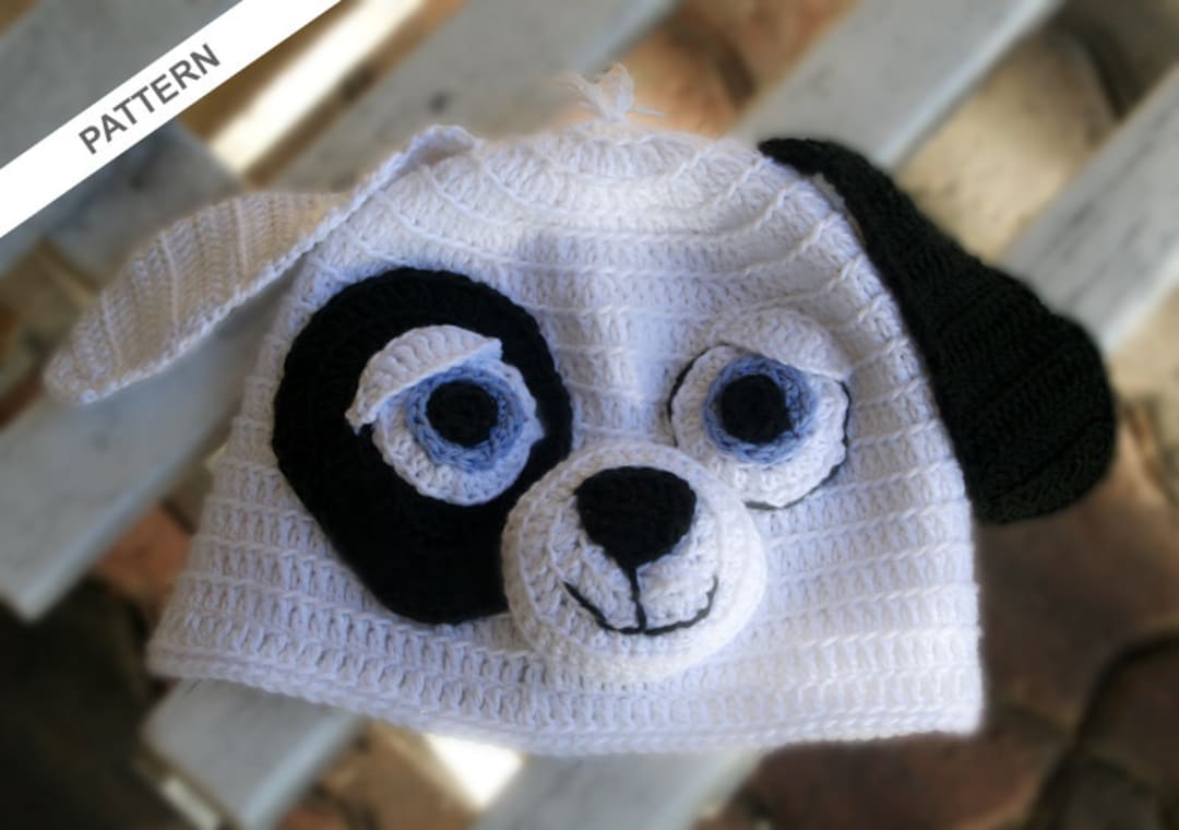 Puppy Dog Hat Crochet Pattern - Etsy