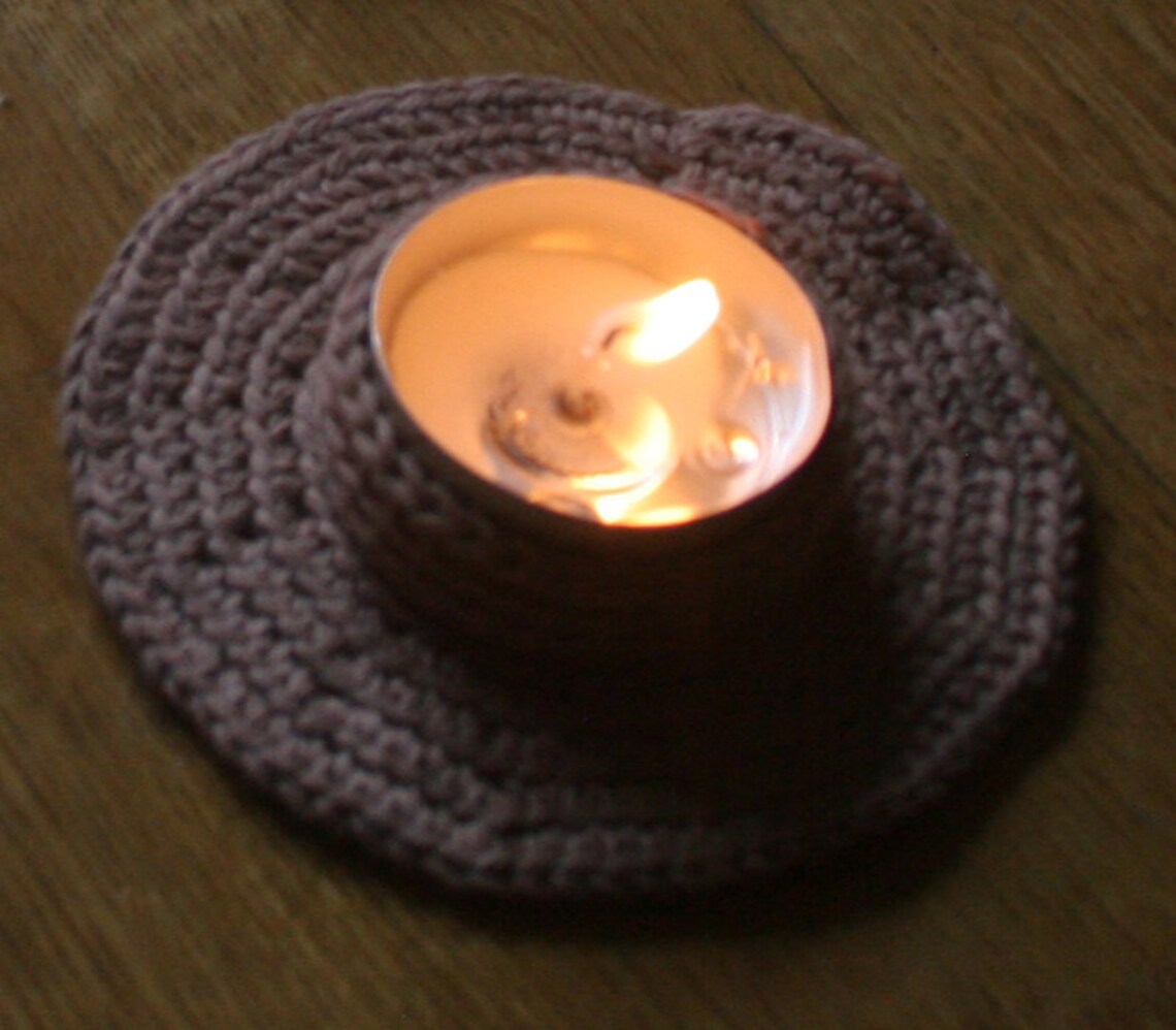 Candle Holder Crochet Pattern Etsy