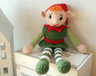 Christmas Elf , Santa's Helper , Crochet Pattern , Christmas Crochet