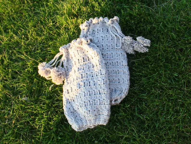 Leg Warmers With Pom Poms. Crochet Pattern Etsy