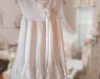 Baby Toddler crochet dress pattern "Maddie"
