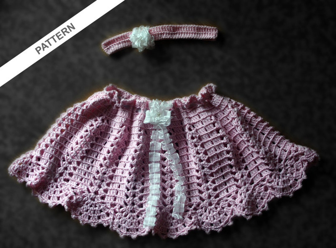 Baby Skirt Crochet Pattern meadow Etsy