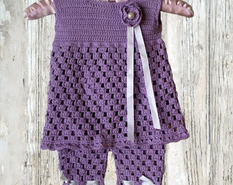 Baby Top with Shorts Crochet Pattern