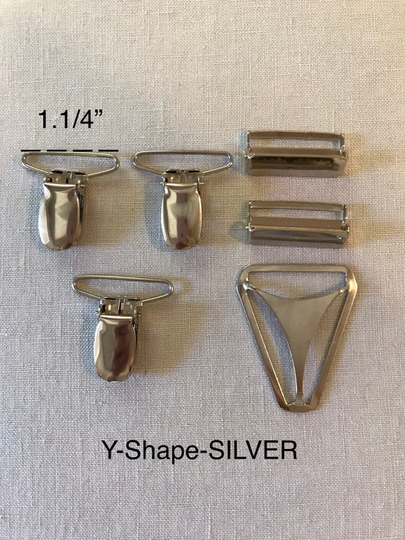 Gold Suspender Hardware Kit 1.1/4gold Suspender Clips Etsy