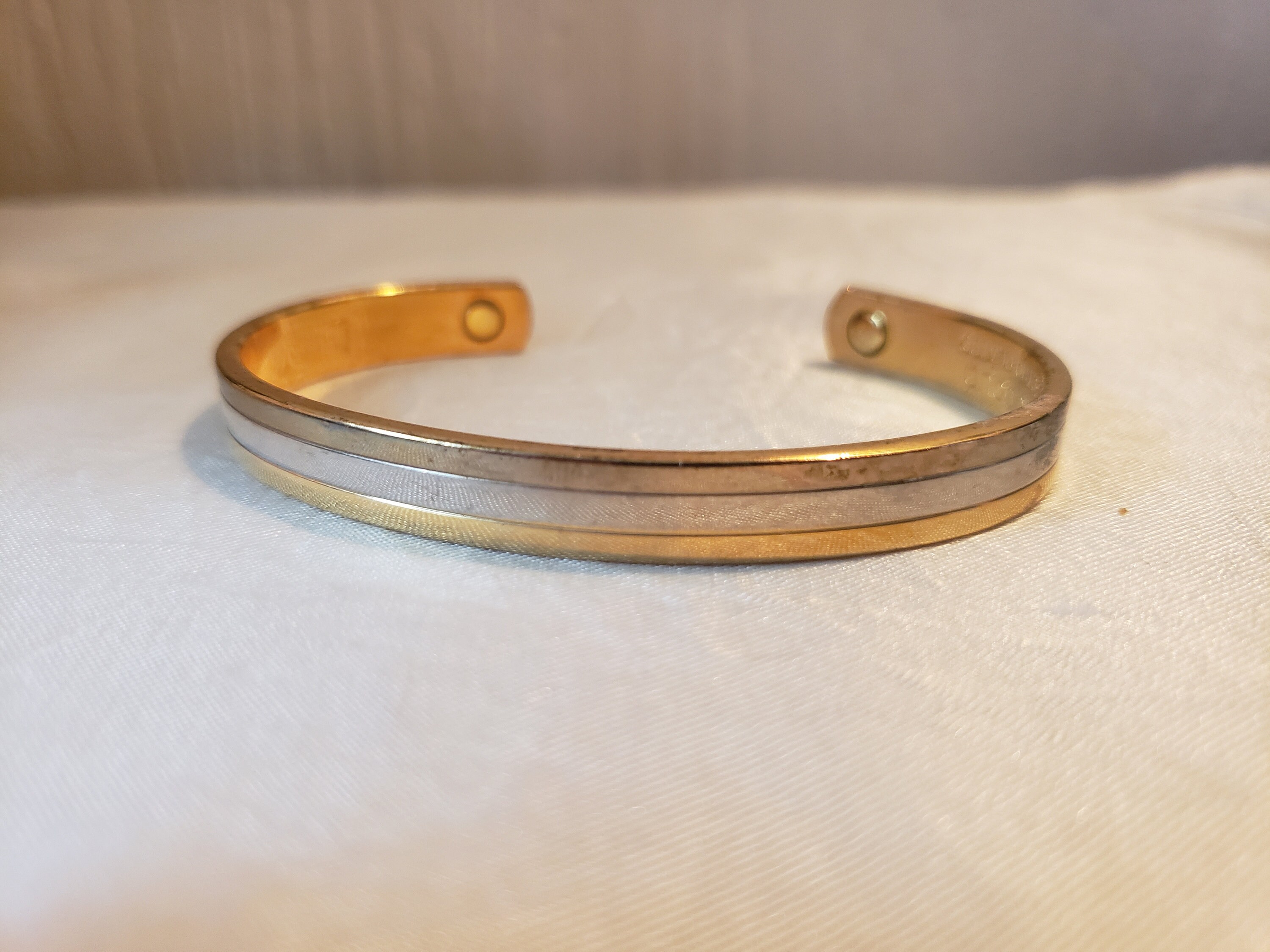 24K Gold Electro Plated Narrow Cuff Bracelet - Etsy 日本