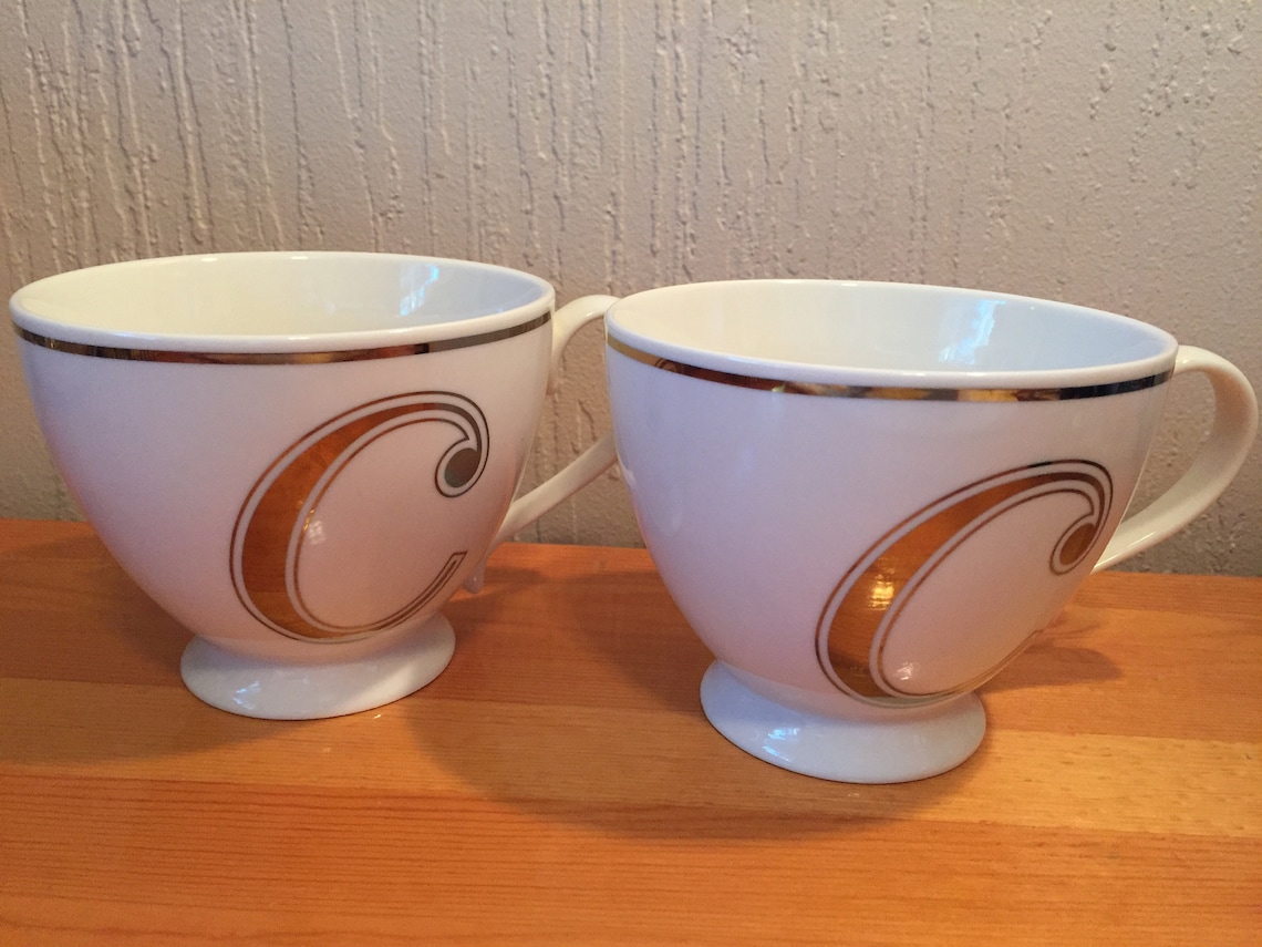 Bone China Coffee Mugs Cambridge English by Design Coffee Etsy