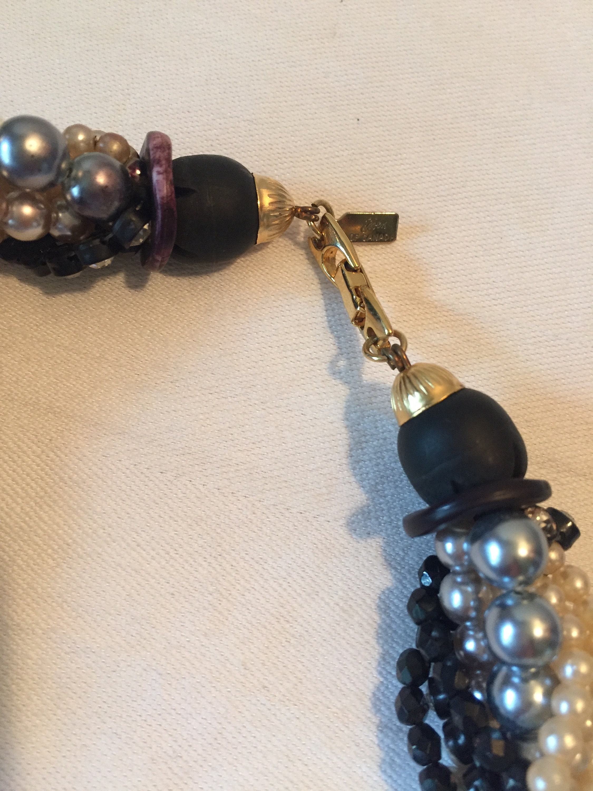 Essex of Canada Necklace Vintage Twisted Multistrand Etsy