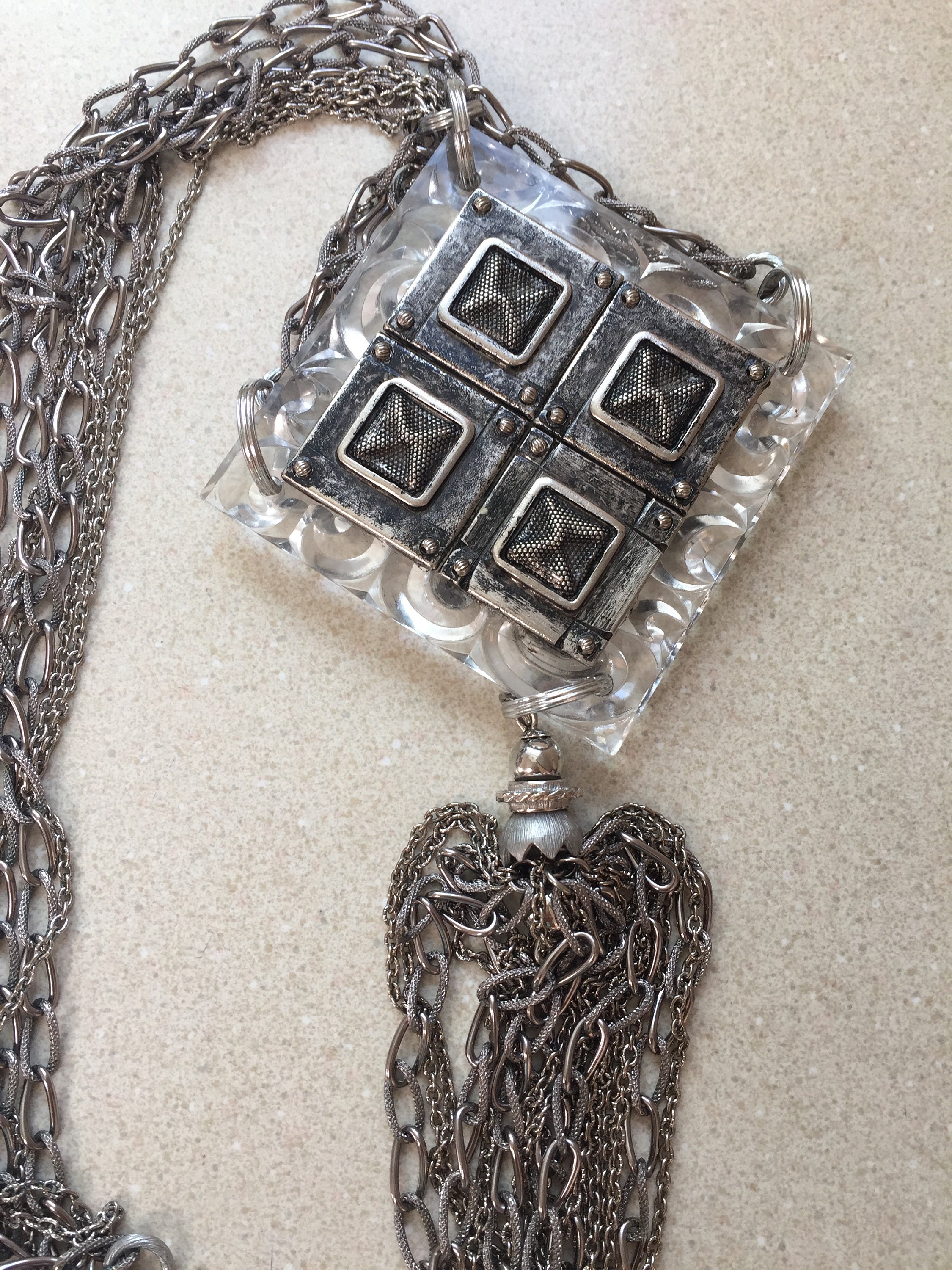 Statement Necklace Avant Garde Jewelry Large Bold Etsy