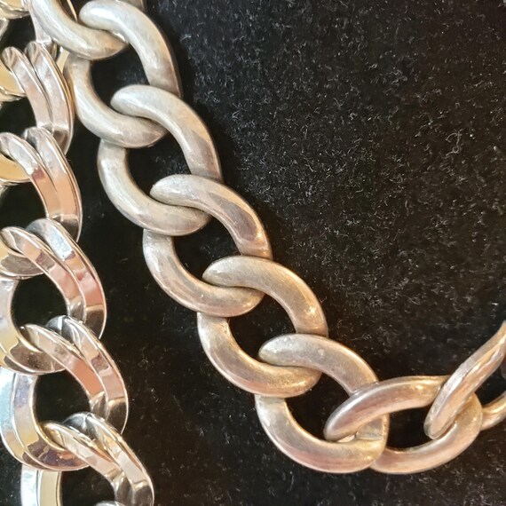 Two Signed Heavy Chain Necklaces - image 3
