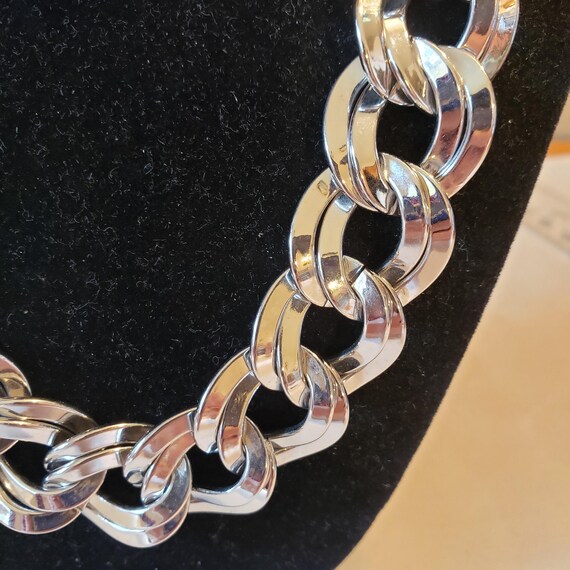 Two Signed Heavy Chain Necklaces - image 2