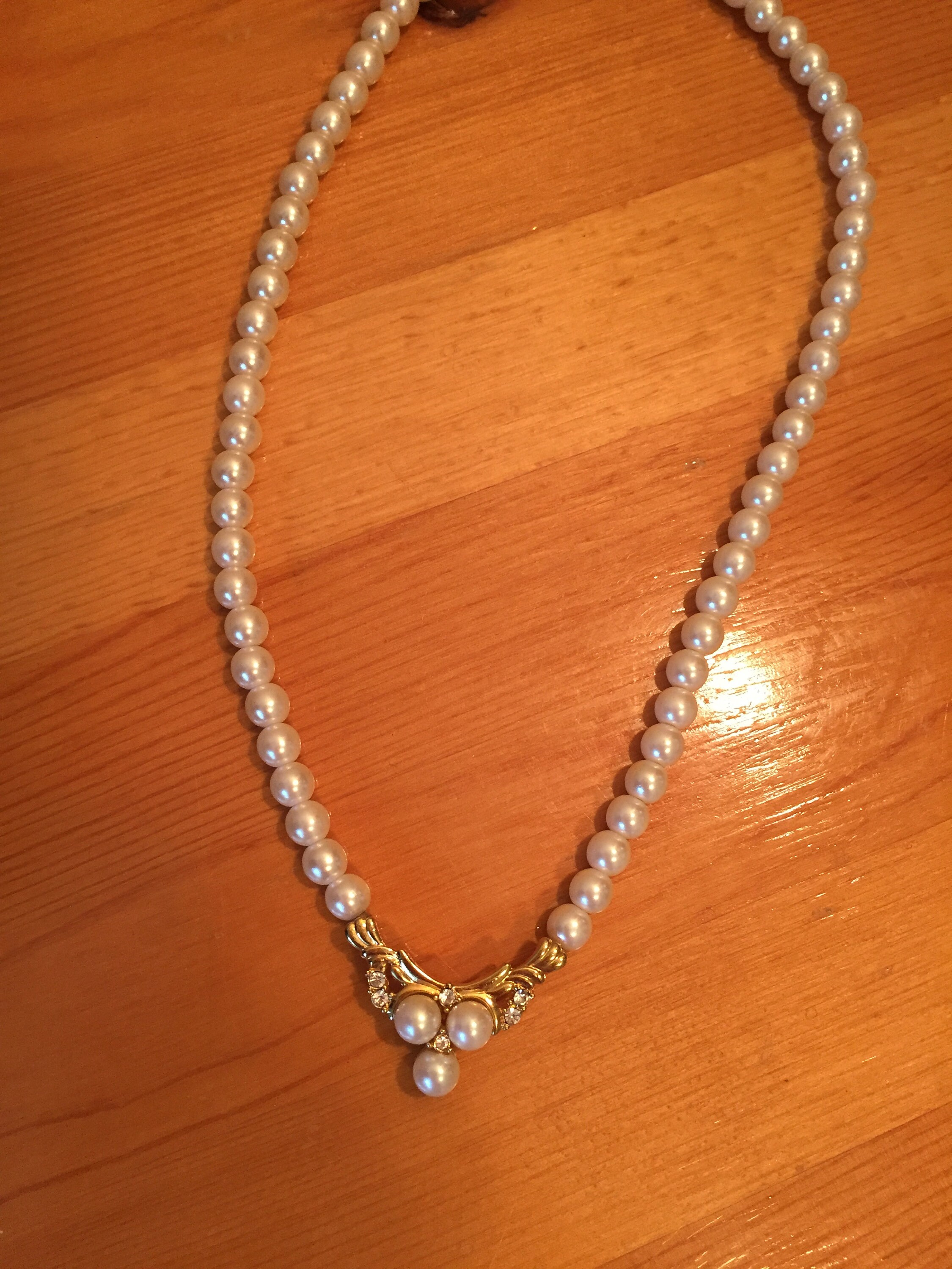 Richelieu Faux Pearl Necklace Vintage Faux Pearl Choker Etsy