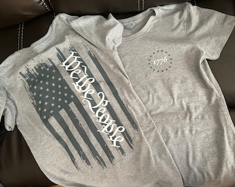 We The People Flag Women's Tee