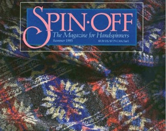 Revista Spin-Off, verano de 1995, ejemplar antiguo raro, instrucciones de hilado.