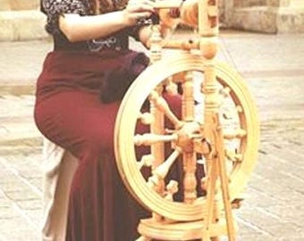 Kromski Minstrel Spinning Wheel - Various Finishes, Make your own Yarn, Learn to Spin