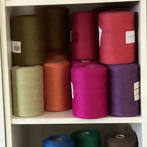 20/2 Wool Yarn, Weaving Yarn, Lace Weight, 8oz Cone, Maurice Brassard