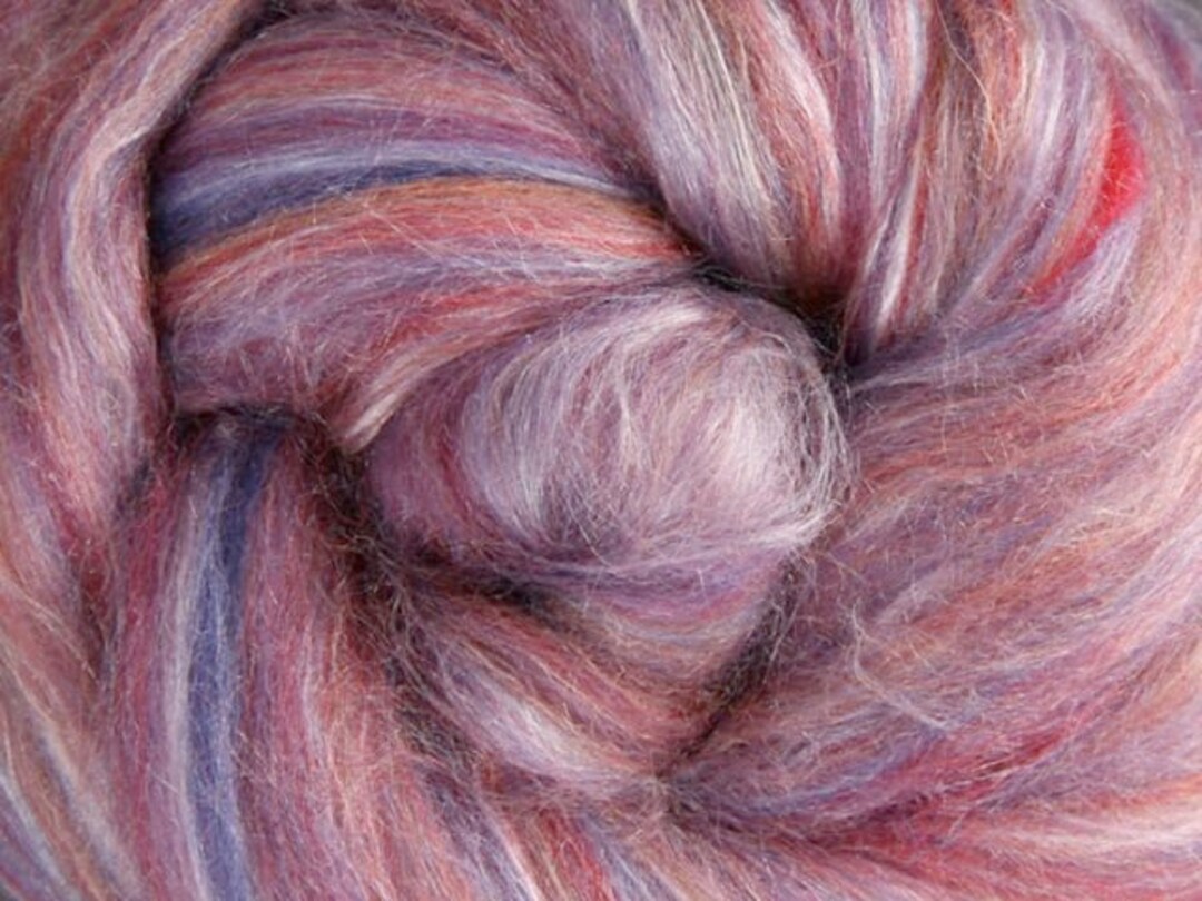 Ashford Merino-silk Top, Wool Roving, Mulberry, Spinning Fiber - Etsy
