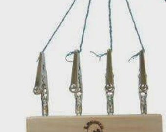 Fringe Twister, 3 or4 prong, durable wood constructions, weaving tool, finishing tool, Leclerc Fringe Twister