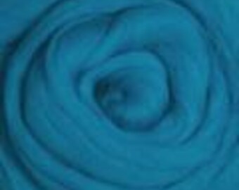 Merino Wool Roving, Ashland Bay, 4oz, Spinning, Felting, Peacock