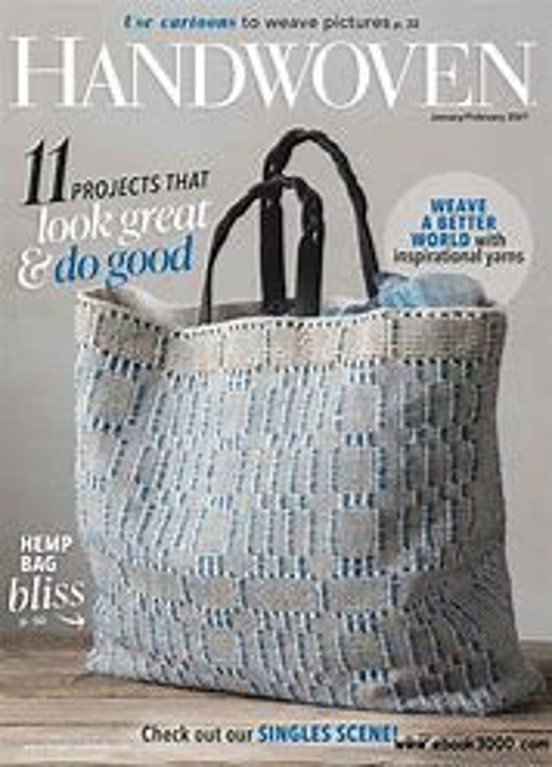 Handwoven Magazine Collection 5 Weaving Instructions Etsy