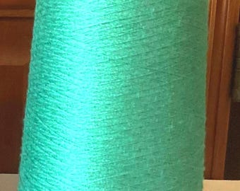 8/2 Weaving Yarn, Rayon, Turquoise Green, 16oz, 3360yards, Weaving Supplies