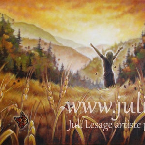 Impression sur carton Beaux Arts BONHEUR