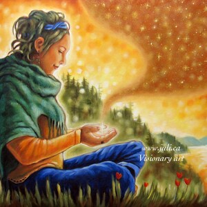 Impression sur carton Beaux Arts Purification divine