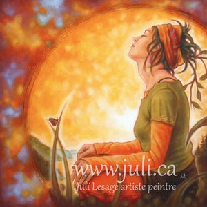 Impression sur carton Beaux Arts Texturé Infinity peace