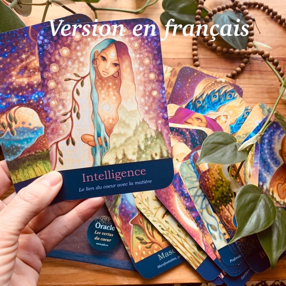 Jeu de cartes oracle en français french pour tirage simple au quotidien Les  vertus du coeur -  Canada
