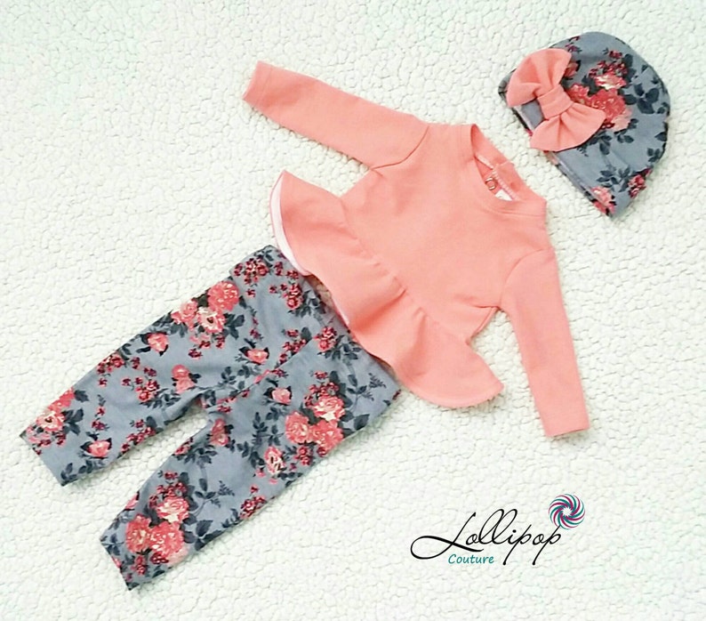 Newborn Baby Girl Outfit Newborn Girl Clothes Baby Coming Etsy